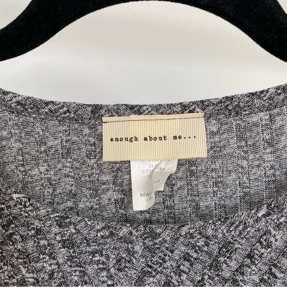 🎀 enough about me… Cropped Gray Sweater - Picture 5 of 5